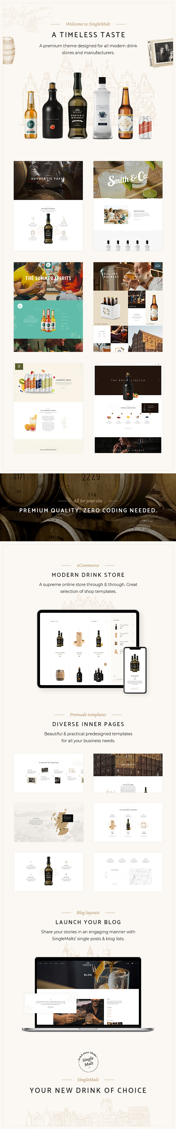 SingleMalt - Drink Store Theme - 2